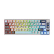 Wireless Keyboard (คีย์บอร์ดไร้สาย) Fantech Atom Pro66 Mk919 undefined Rgb En/th - Gray Blue Switch
