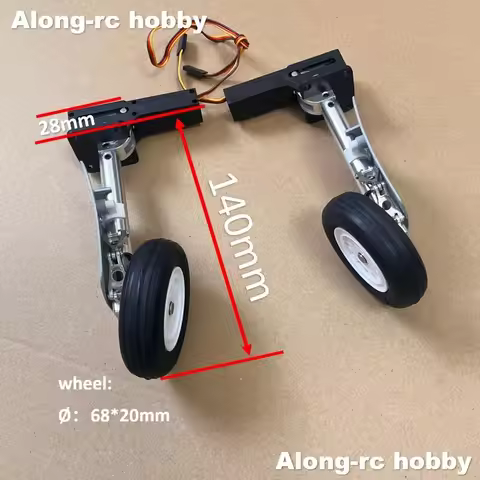 Freewing 90mm 90 EDF Jet Plane F-22 V2 Raptor RC Airplane Model Spare Parts Nose Main Retractable La