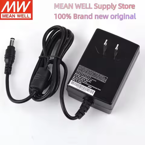 GST18U 18W MEAN WELL AC-DC Reliable Green Industrial Adaptor 5V 7.5V 9V 12V 15V 18V 24V 28V 48V