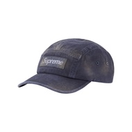 Supreme Overdyed Camp Cap Navy (FW25)