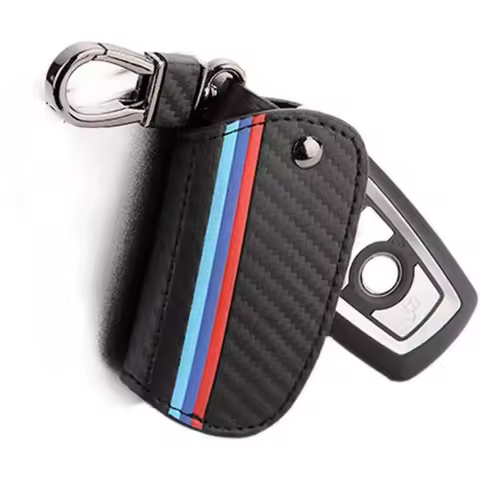 Leather Car Remote Key Case Cover For BMW 1 2 3 4 5 6 7 F Series X3 X4 F21 F23 F34 F80 F82 F11 F02 F