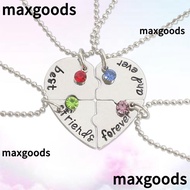 MAXGOODS1 4 Bff Friend Best Friend Froever Nice Gift Womens Necklace