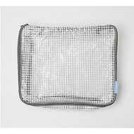 [DaisoKorea] Large Transparent Travel Pouch 37.5 x 31.5 x 9cm Clear Storage Organizer Luggage Packin