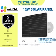 NEW Ezviz 12W Battery Solar Panel 37.23Wh Rechargeable Battery Design for Ezviz Battery-Operated CCT