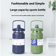 Bottle 2500ml/2000ml/1500ml Tumbler with Handle S304 Thermal Bottle Insulated Stainless Steel Sports