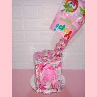 (0_0) snack cake snack tower kue ultah snack pocky sakura ("_")