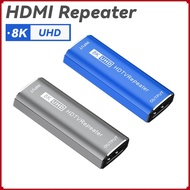 8K HDMI Repeater Signal Booster Amplifier 30M HDMI Female to Female Extender Adapter 4K 60Hz HDMI 2.