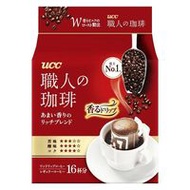 UCC 手工咖啡滴濾咖啡香甜濃鬱混合 7g x 16 杯