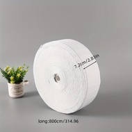 TEMU 1 Roll Of 2.83x314.96in Thickened Four-claw Hook Tape For Curtains - Durable Sewing Tape For Ho
