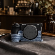Denim Camera Case for Sony A6700, Protective Base Cover & Bag Accessories