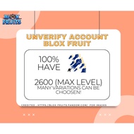 Blox Fruit Account | Unverify 100% | Max Level | Not Malaysian Server