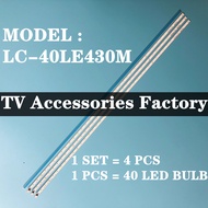 NEW 4PCS LC-40LE430M SHARP 40" TV LED Backlight LC-40LE430 40LE430M