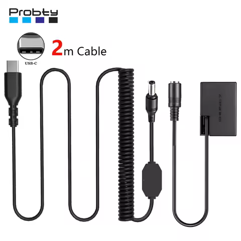 ACK-E18 DR-E18 USB-C Coupler LP-E17 Dummy Battery for Canon EOS Rebel SL2 SL3 T6i T6S T7i T8i 200D 2
