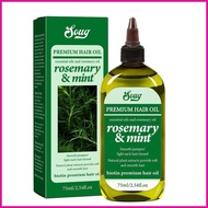 Hair Oil Rosemary 75ml Hair Growth Rosemary Head Massage Oil for Scalp Cleansing Scalp & Head Massag