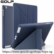 for Apple ipad 2 3 4 Case, GOLP Cover for New ipad 2, flip case for ipad 4, Smart cover for ipad 3,