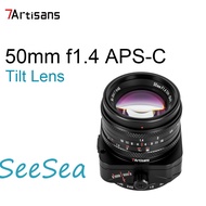 7Artisans 50mm F1.4 Tilt Manual Focus Large Aperture APS-C Lens