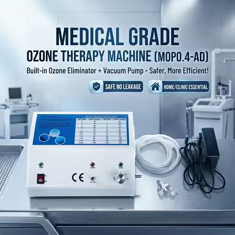 Ozone Generator Built-in Ozone Destructor for Ozonated Water & Oil Purifier Professional Medical O3 
