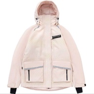 半價平讓 Vector滑雪服女上衣修身保暖M中碼漸變粉外套