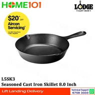Lodge Seasoned Cast Iron Skillet 8.0 Inch L5SK3