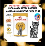 Makanan Basah Kucing Pouch ROYAL CANIN British Shorthair Adult 85 Gr