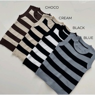 Tank TOP / PREMIUM KNITTED SALUR MOTIF TOP YZ01