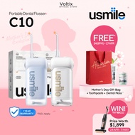 Voltix usmile C10 Portable Dental Flosser | ComfyStream | 95 Days Batter Life | 4 Modes | IPX7 Water