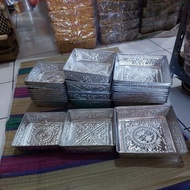 Aluminum kepe, square / flat diameter 20 cm height 5 cm 18 cm height 4.5 cm 16 cm height 4 cm price 