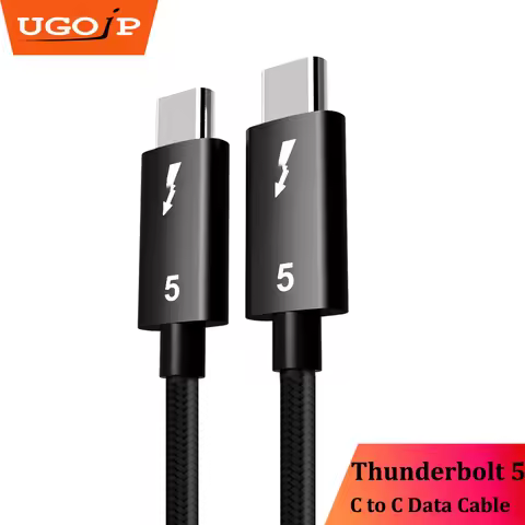 UGOjP Thunderbolt 5 Data Cable 120Gbps Transmission Full-function Type C Cable 240W Fast Charging Co