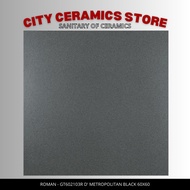 GRANITE ROMAN 60x60 METROPOLITAN BLACK