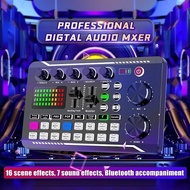 SOUNDCARD F998 LIVE AUDIO MIXER BROADCAST RECORDING KARAOKE - SOUND CARD F998