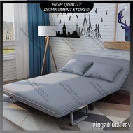 Foldable Bed Living Room Fabric Washable Double Single Dual-use Folding Bed/Multi-function Folding Sofa Bed/单人床/双人床/标准床