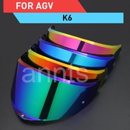 Suitable for AGV K6 Lens k6 k6s Motorcycle Helmet Lens Car Day Night Universal Helmet Lens