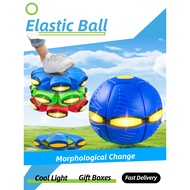 [WeFun] Frisbee Ball Magic Flying Saucer Ball with 3 LED Light Outdoor Bounce Ball Toy for Kids 6215