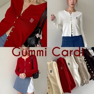 memade. Gummi Cardi Gold Button Cardigan