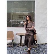 Off-the-shoulder long-sleeved t-shirt 6117 - @Reecicimr