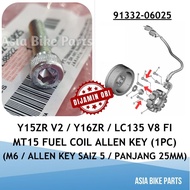Yamaha Original Y15ZR Y16ZR LC135 V8 FI EZ115 MT15 Allen Key Ikat Coil Magnet / NVX NMAX V2 Manifold