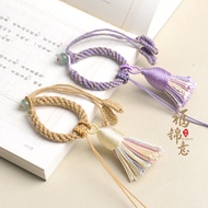 Ethnic Style Handle Rope Hand-woven Tassel diy Crystal Agate Pendant Rope
