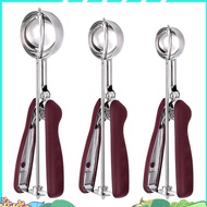 Cookie Scoop for Baking Set of 3, Ice Cream Scoop Stainless Steel, Cookie Dough Scoop, Cupcake Scoop