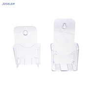 JOSALEM Pamphlet Holder, Acrylic Plastic A6 Brochure Holder, Booklet Organizer Clear Transparent Fly