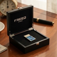 【FREED】彩虹貝殼時尚煤油打火機 - 深藍彩貝(金色) 客製刻字