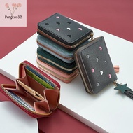 [pes] Women Wallet Ladies Small Short sel Wallet Cute Girl Zipper Leather Coin Purse Female Hand Wal