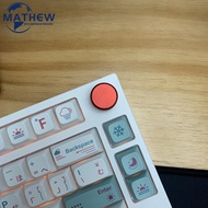 ♞Aluminum alloy mechanical keyboard knob cap metal compatible with 75v3 MK66 tom680 nj80 customized