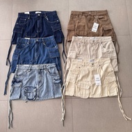 P&B 6-Pocket Cargo Mini Skirt • TIA_ngge