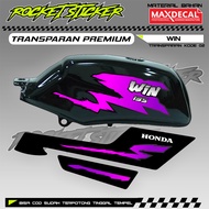 WIN Striping WIN Sticker Variation WIN UV TRANSPARENT CODE 02 PREMIUM MAXDECAL MATERIAL