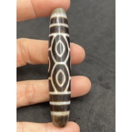 D6740 Natural Tibetan Raw Ore Dzi Beads Longan Perforated Holes Can Be Used As Pendant Necklace Hand