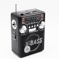 วิทยุคลาสสิค รุ่น CKML-0012U วิทยุ X-BASS ของแท้ ไฟฉายในตัว เสียงดังฟังชัด 3ระบบ AF/FM/SW 3BAND worl