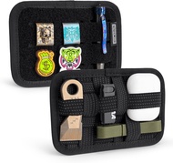 บอร์ดจัดระเบียบ EDC ขนาดเล็กแนวยุทธวิธีบอร์ดทอแบบยืดหยุ่นกันลื่น TCM2กระเป๋าแผงสอดแทรกสำหรับเกียร์เล