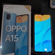 JUAL HP BEKAS OPPO A15 MULUS, FULLSET