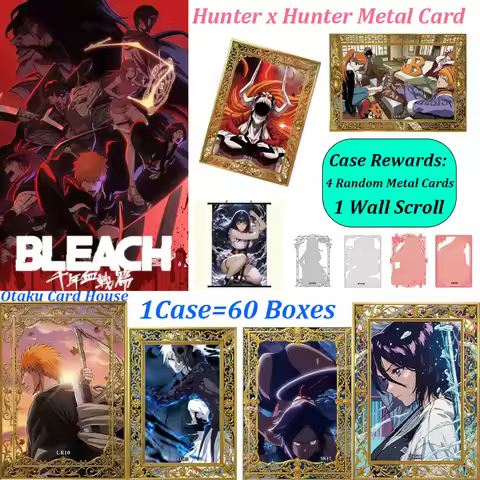 2026 New Hunter X Hunter Limited Edition Metal Trading Cards Full Case Anime TCG Collection Wholesal