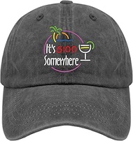 Jimmy Accessories Cap It is 5 Oclock Somewhere Baseball Cap, Graphic Cap for Men